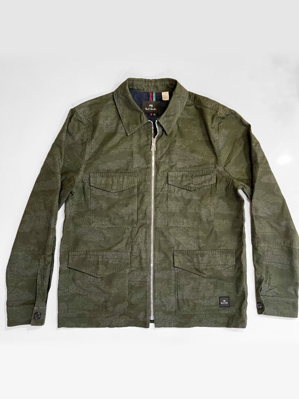 PS Paul Smith Camo Khaki Jacket - Size Large